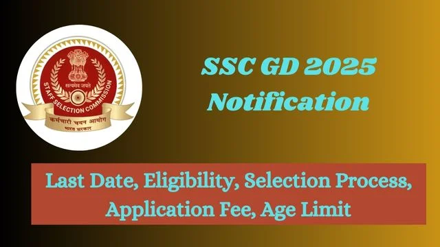 SSC GD 2025 Notification